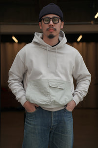 WOODS SWEAT HOODIE【GREY】